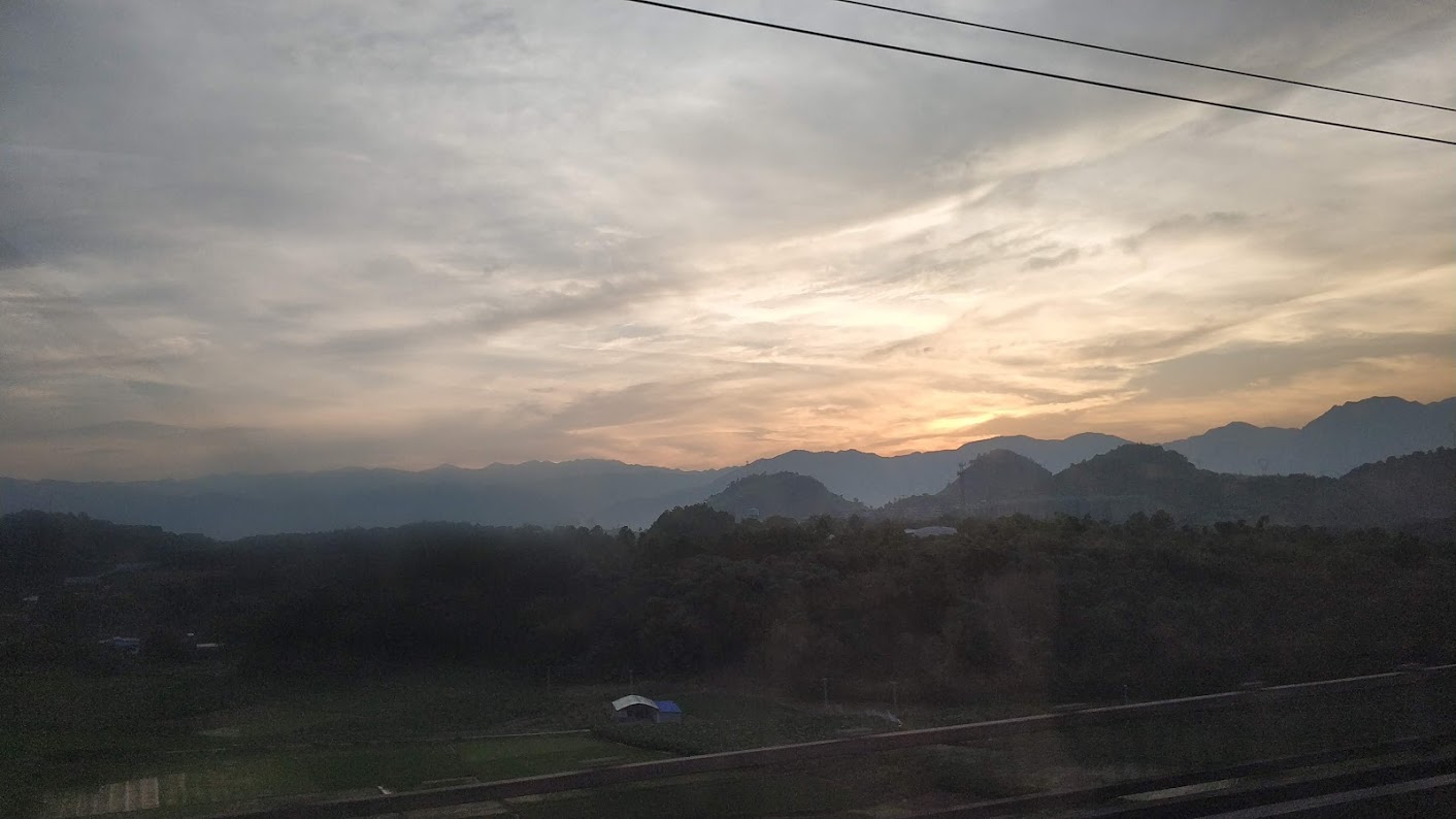 On the high-speed train